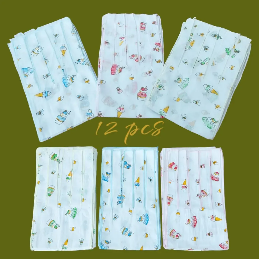 Gurita Bayi Putih print