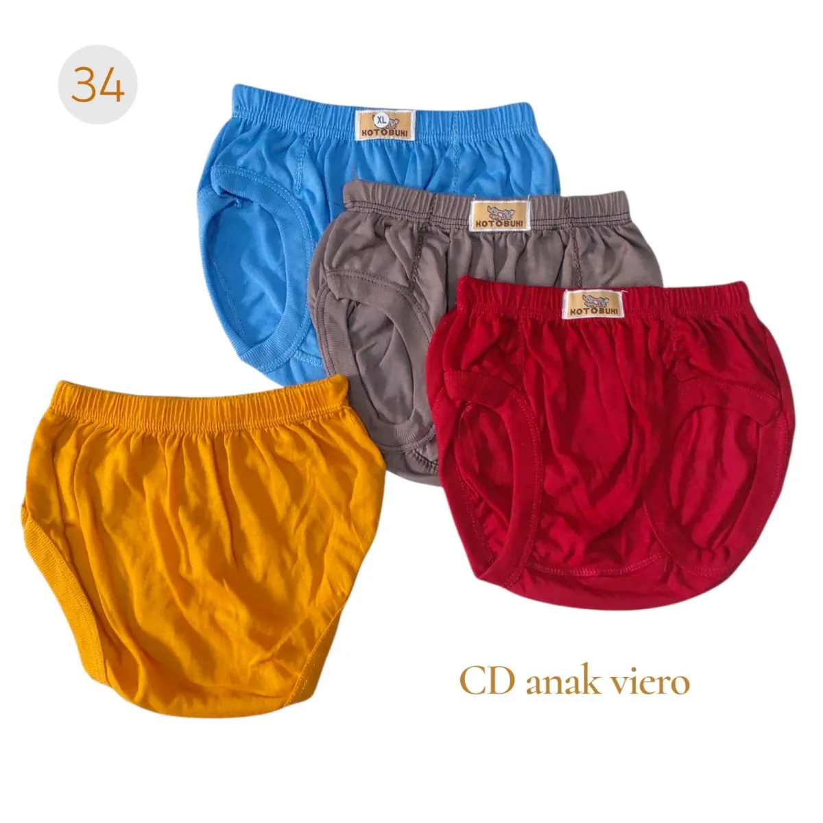 Celana Dalam VIERO, Anak Cowo  UK S,M,L,XL