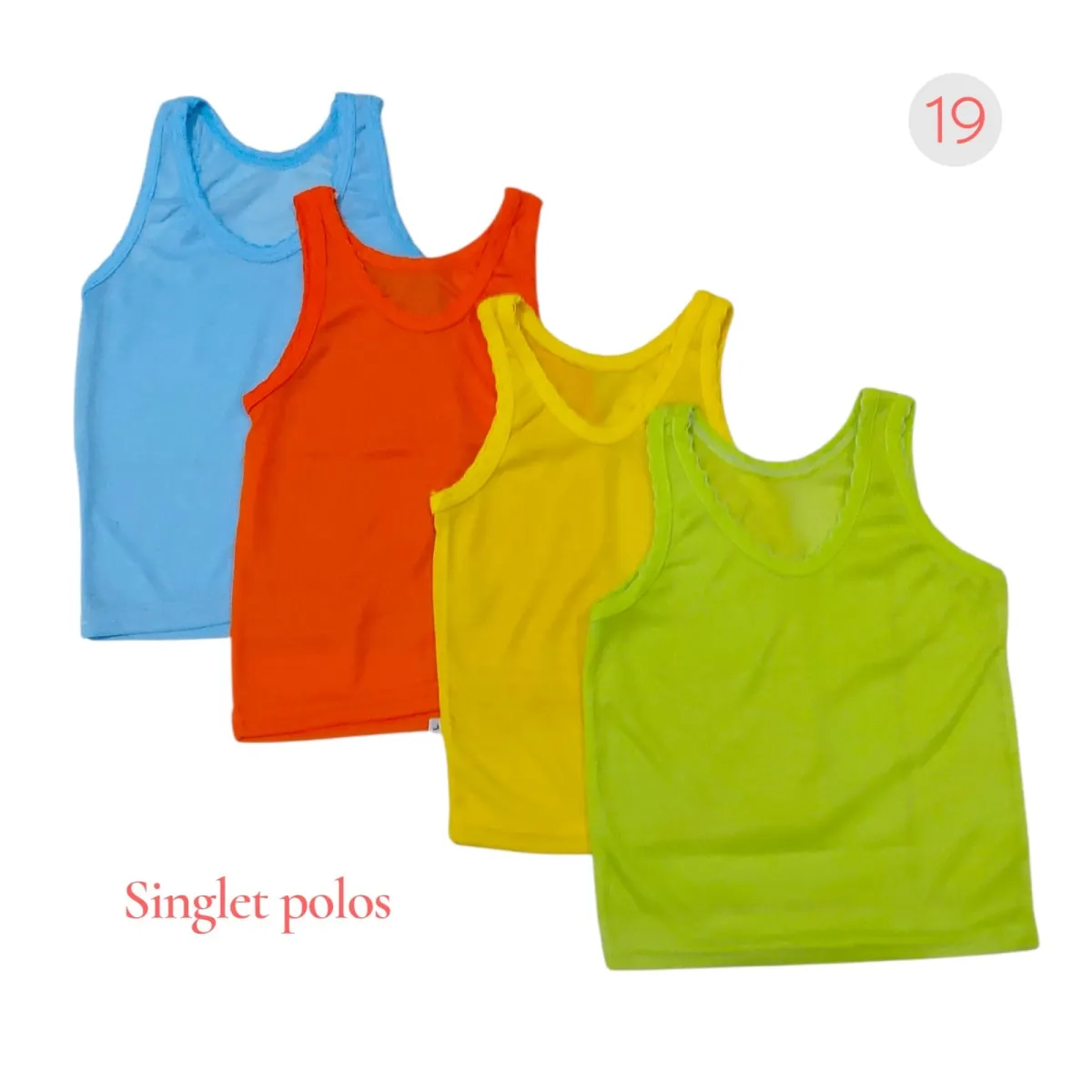 Singlet Warna Polos UK S,M,L,XL,XXL